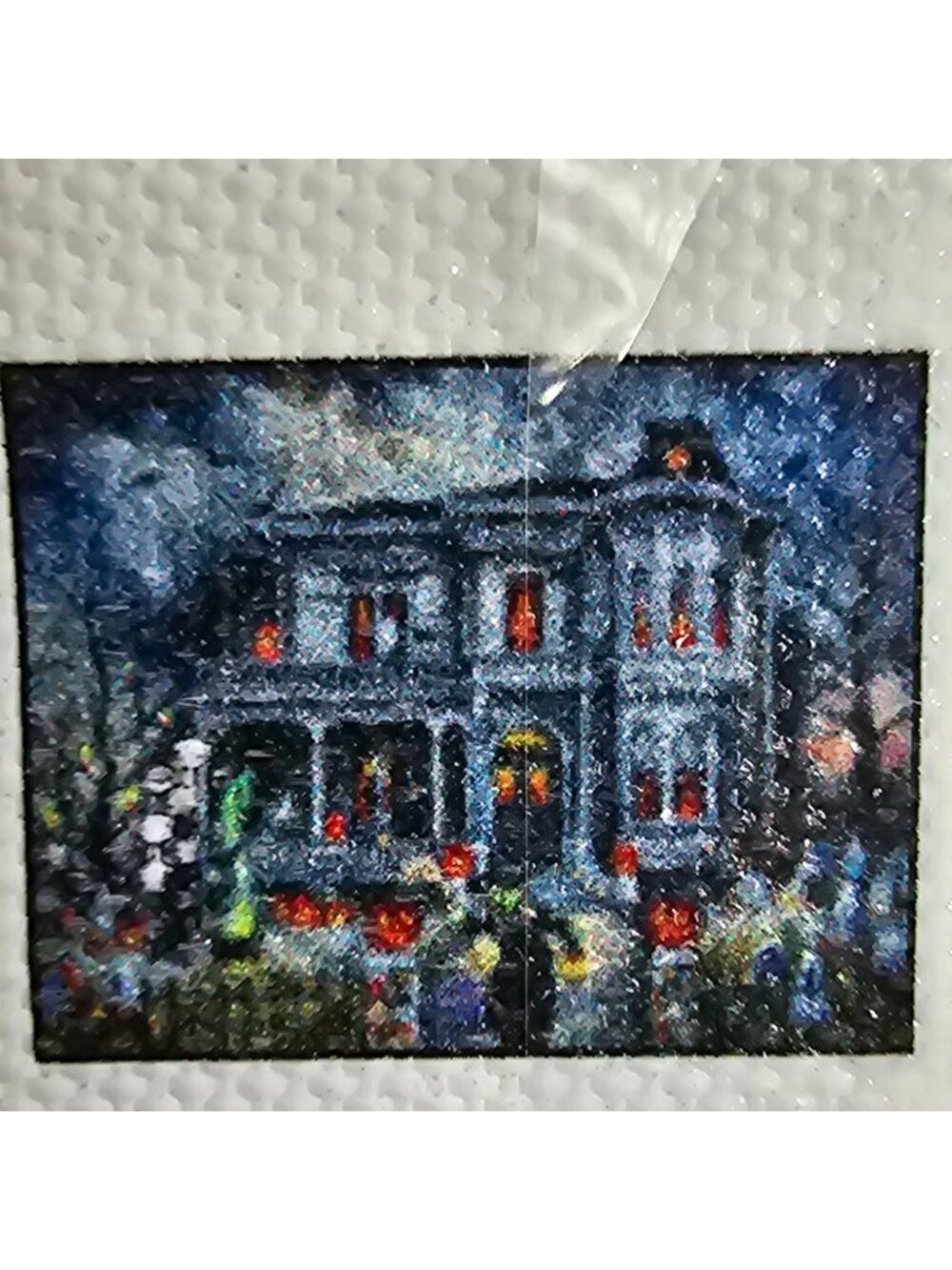 Haunted House Diamond Painting Kit w/ Tools 17x22" DIY Art Craft